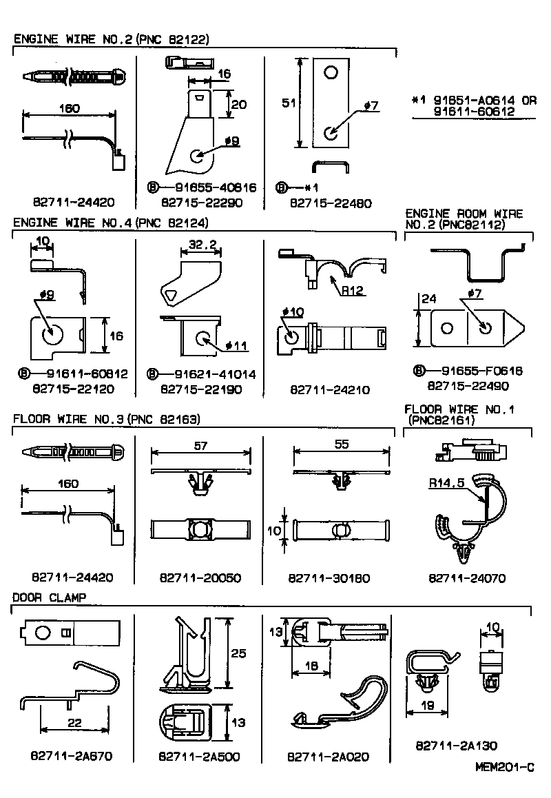 82817-22870 PROTECTOR, WIRING HARNESS, NO.1 product image