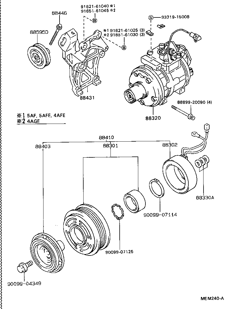 88412-20110 ROTOR SUB-ASSY, MAGNET CLUTCH product image