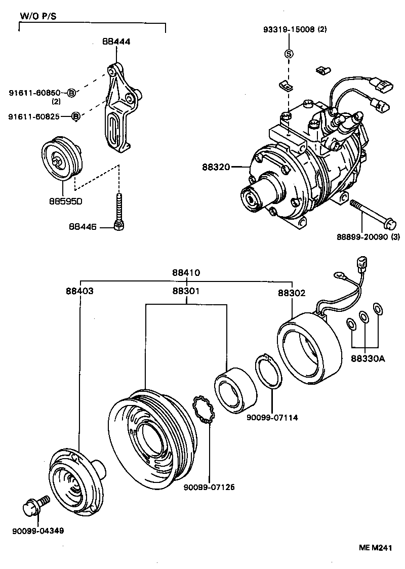 88412-20110 ROTOR SUB-ASSY, MAGNET CLUTCH product image