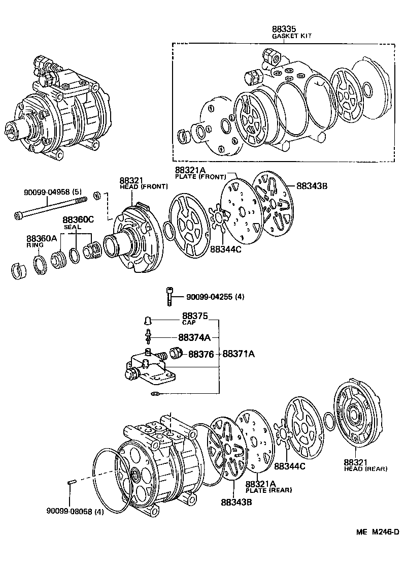 88320-26142 COMPRESSOR ASSY, COOLER product image