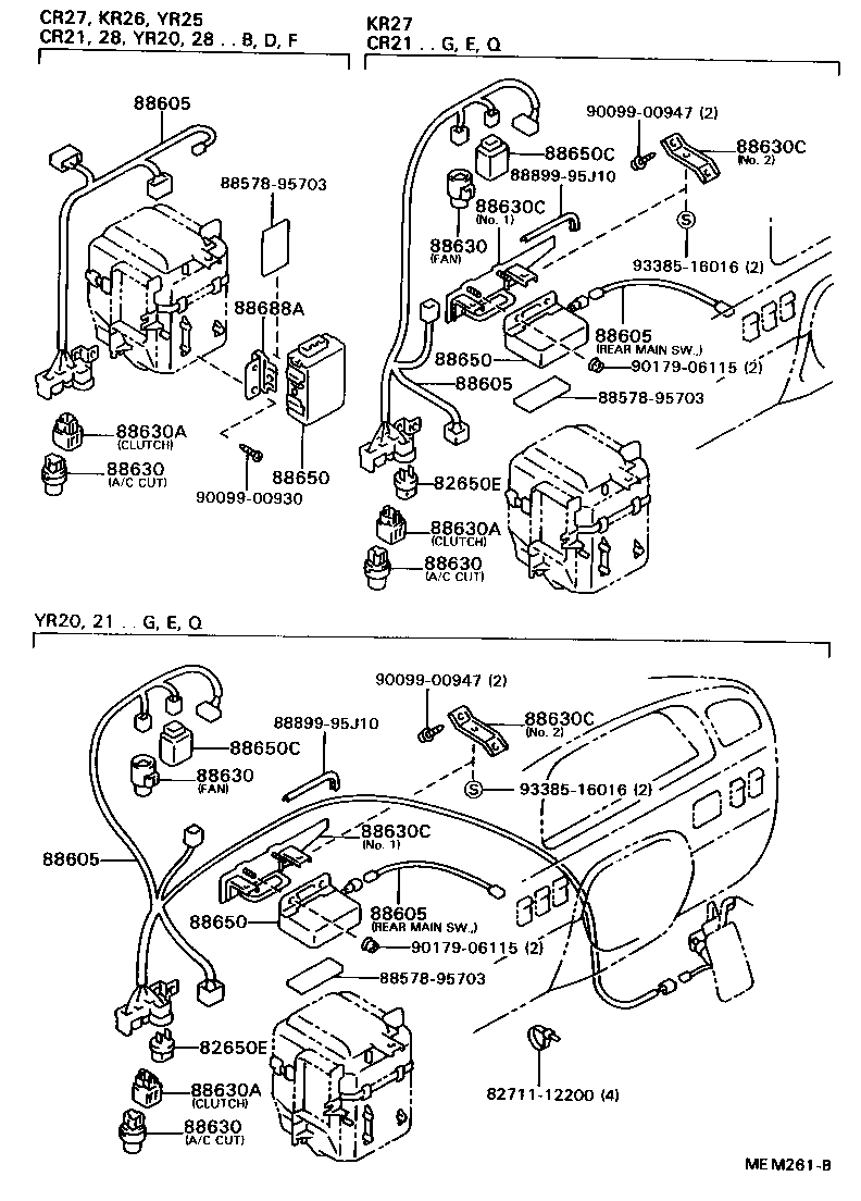 88536-87015 BRACKET, COOLING UNIT, NO.1 product image