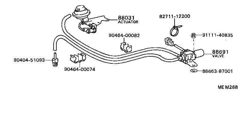 88690-28060 VALVE, MAGNET (FOR IDLE UP DEVICE) product image