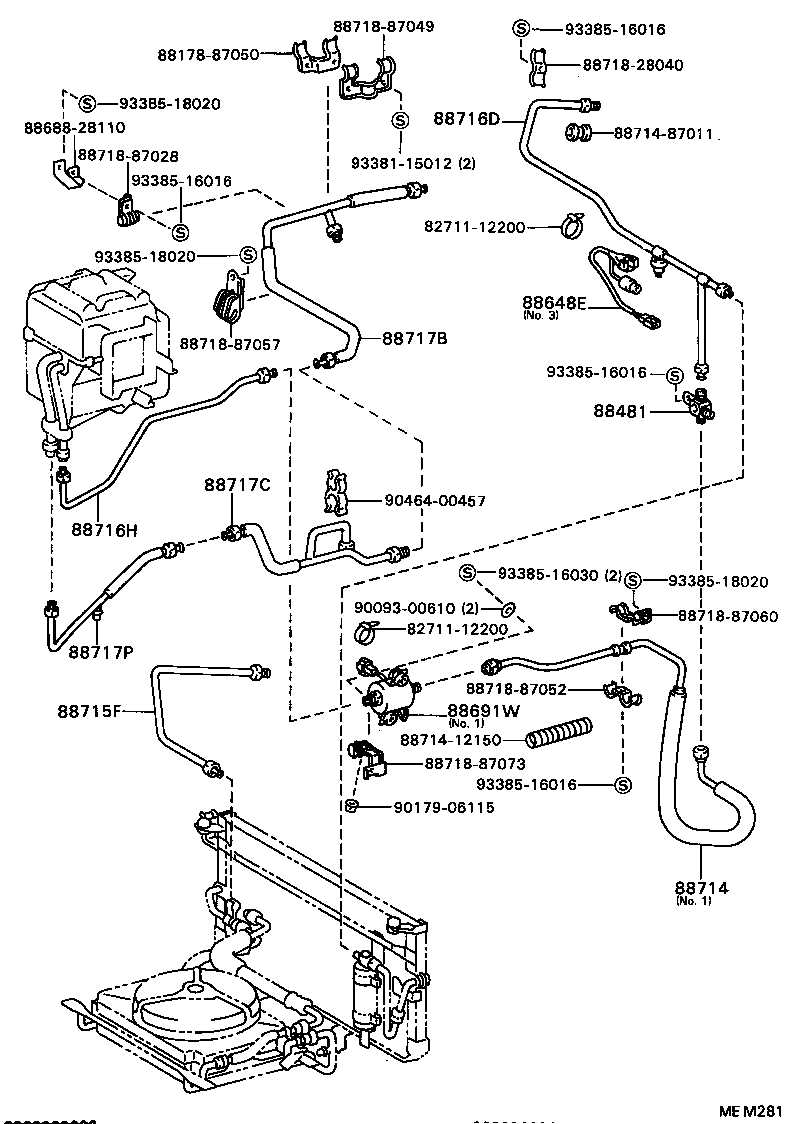 53727-95D03 PACKING A (FOR COOLER) product image