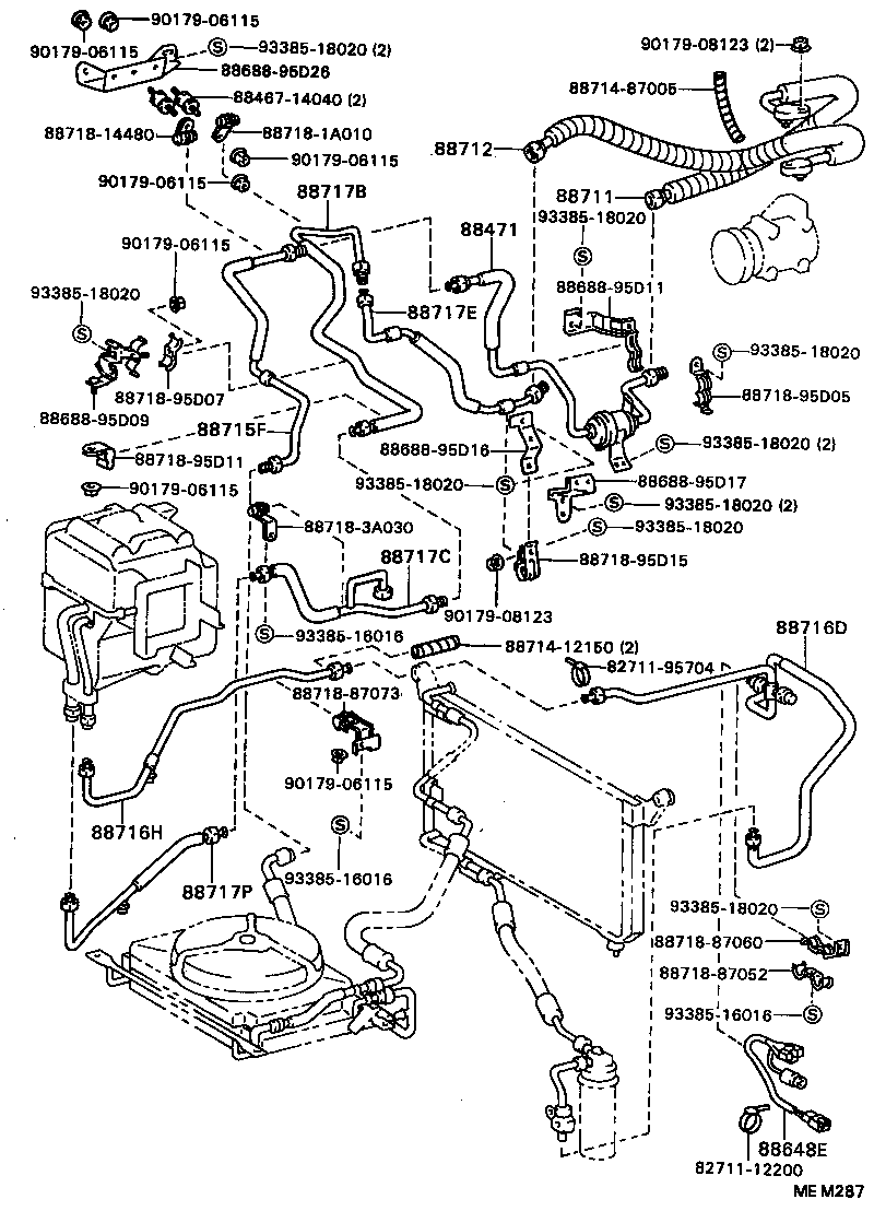 53727-95D03 PACKING A (FOR COOLER) product image