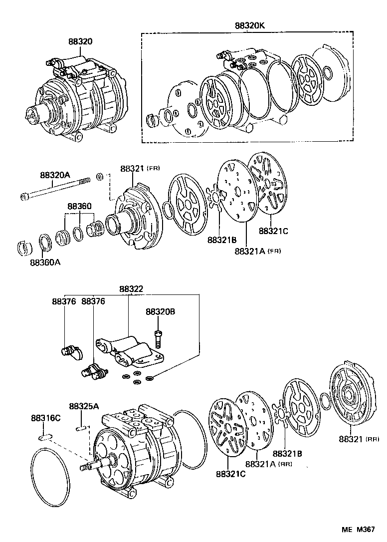 88410-25060 CLUTCH ASSY, MAGNET product image