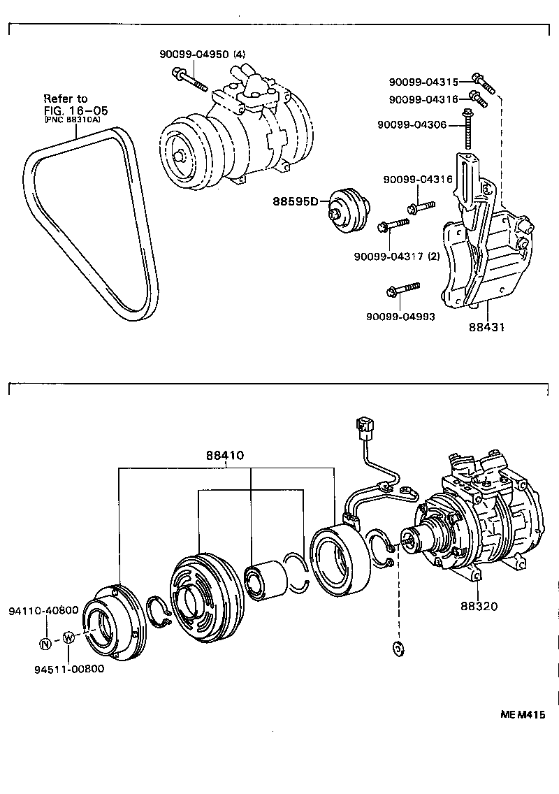 88320-36430 COMPRESSOR ASSY, COOLER product image