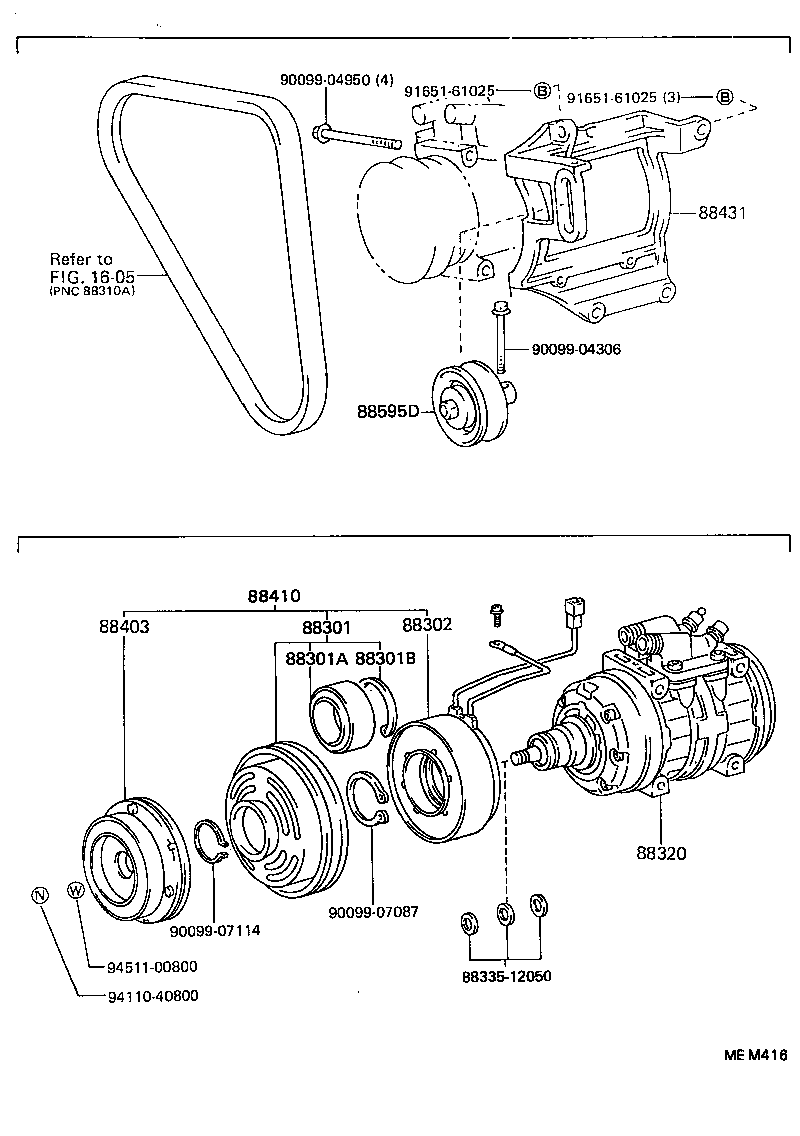 88320-36430 COMPRESSOR ASSY, COOLER product image