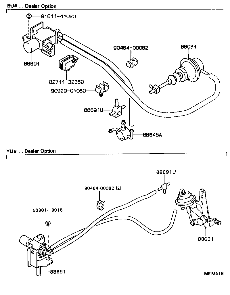 88690-95440 VALVE, MAGNET (FOR IDLE UP DEVICE) product image