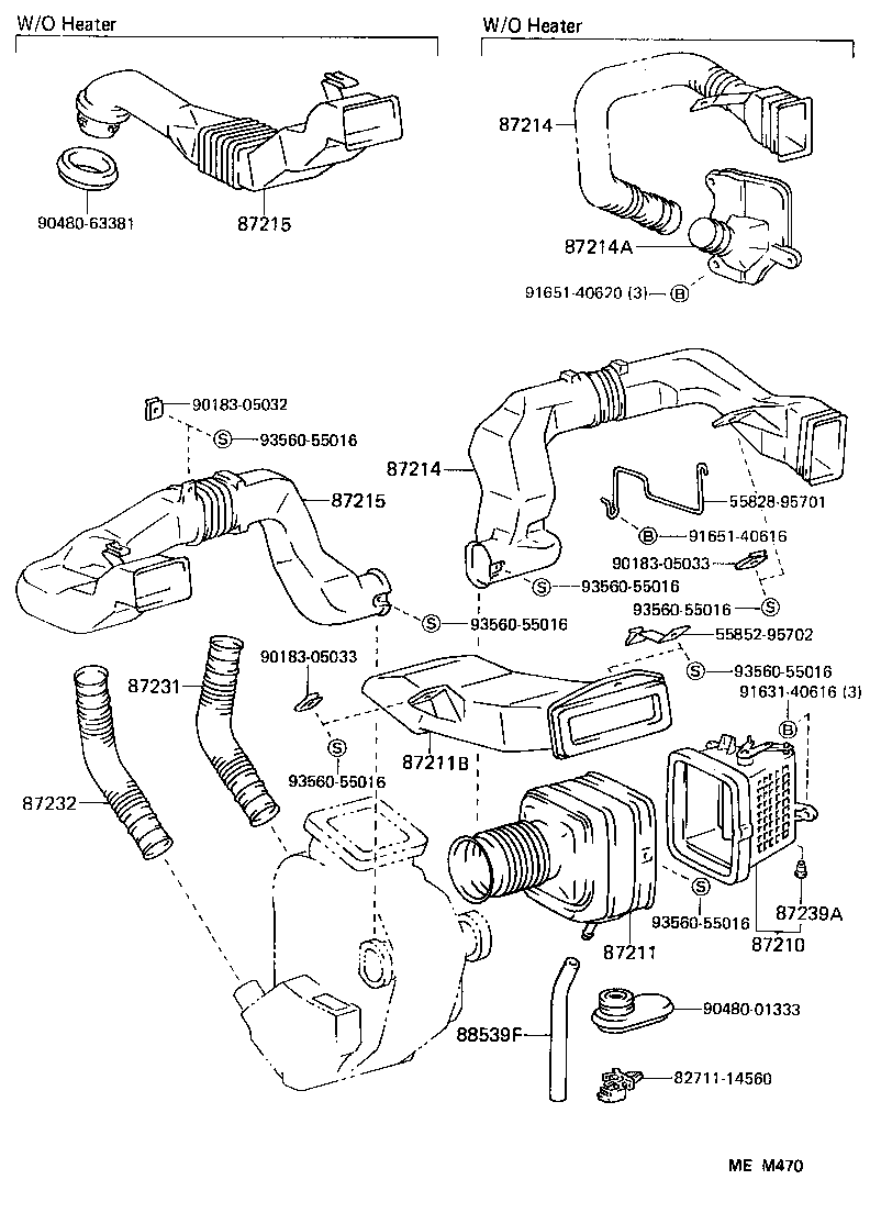 55519-95723 PLATE, HEATER CONTROL NAME product image