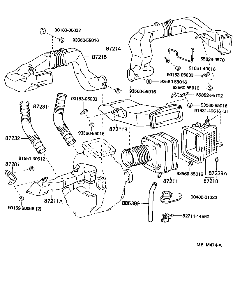 55519-95722 PLATE, HEATER CONTROL NAME product image