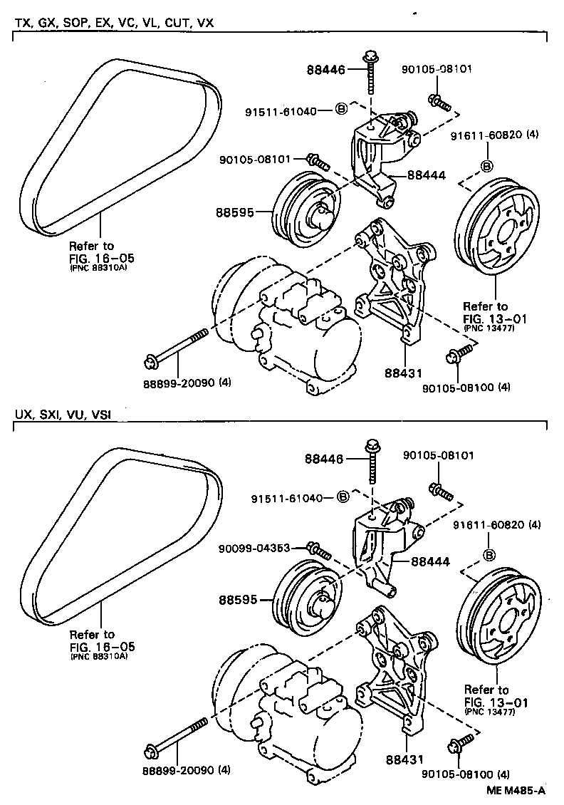 88320-16100 COMPRESSOR ASSY, COOLER product image