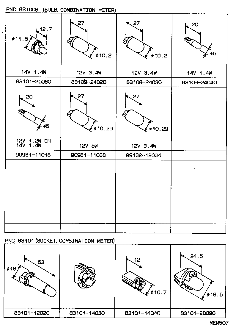 83132-1D520 CASE, COMBINATION METER product image