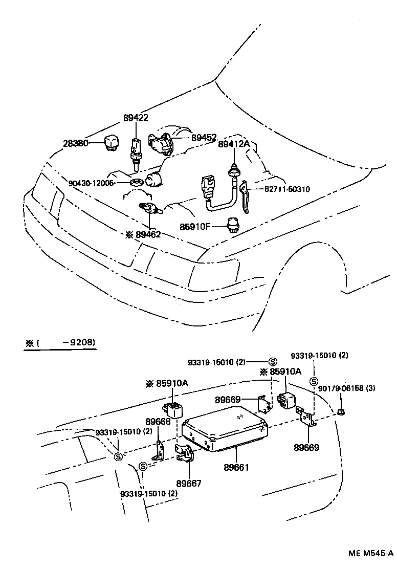 Toyota 89570-50010 COMPUTER ASSY, FUEL PUMP CONTROL