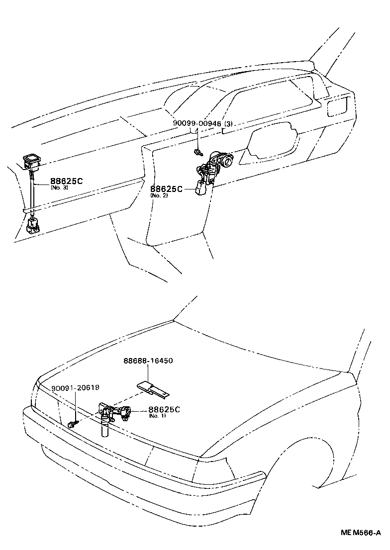 55907-16081 CABLE SUB-ASSY, WATER VALVE CONTROL product image