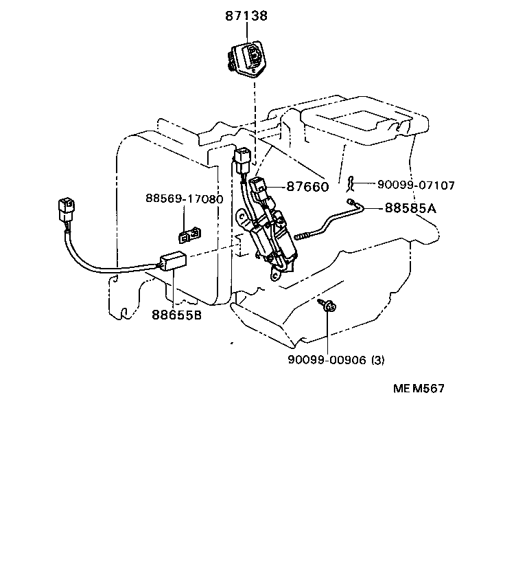 87150-16181 RADIATOR ASSY, HEATER product image