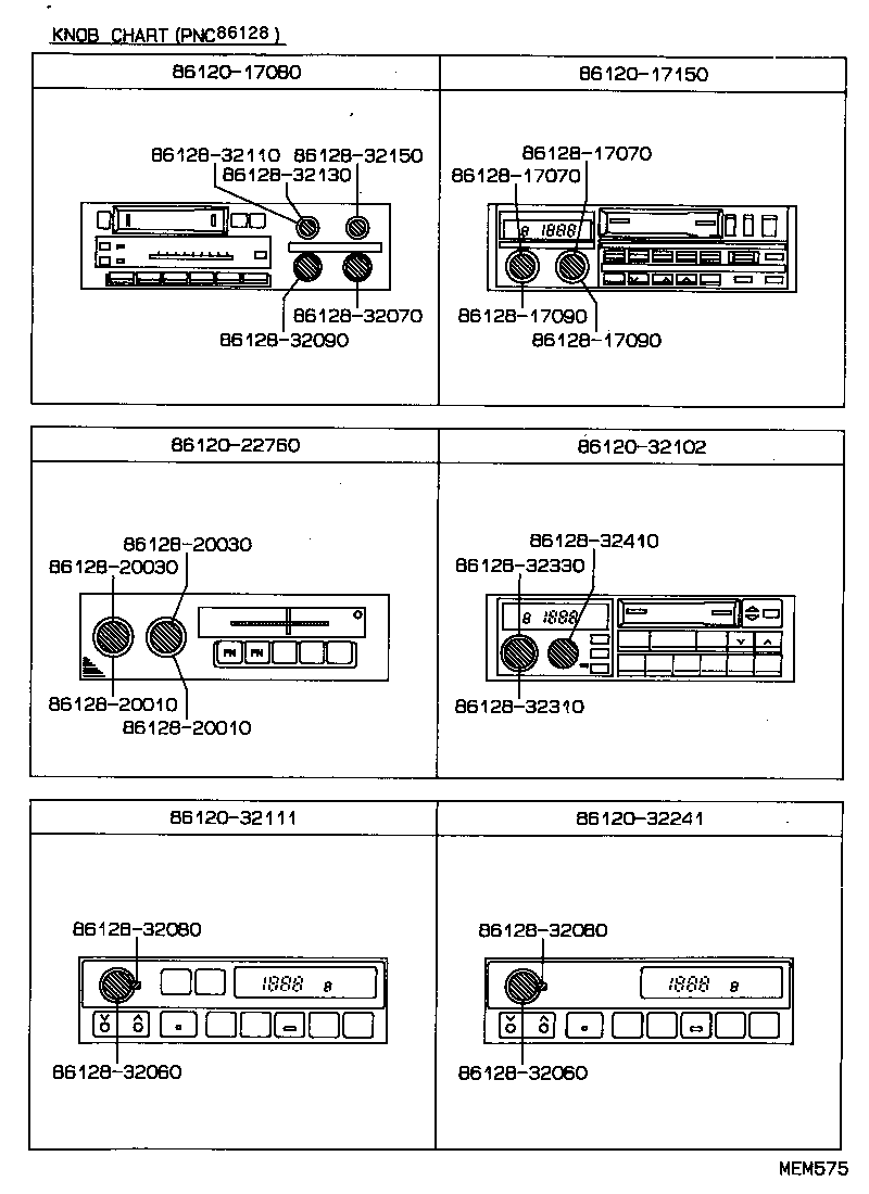 86211-17010 BRACKET, RADIO, NO.1 product image