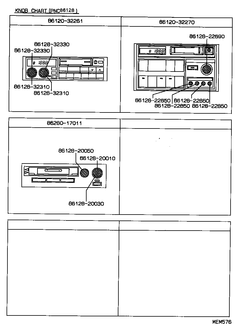 86211-17010 BRACKET, RADIO, NO.1 product image