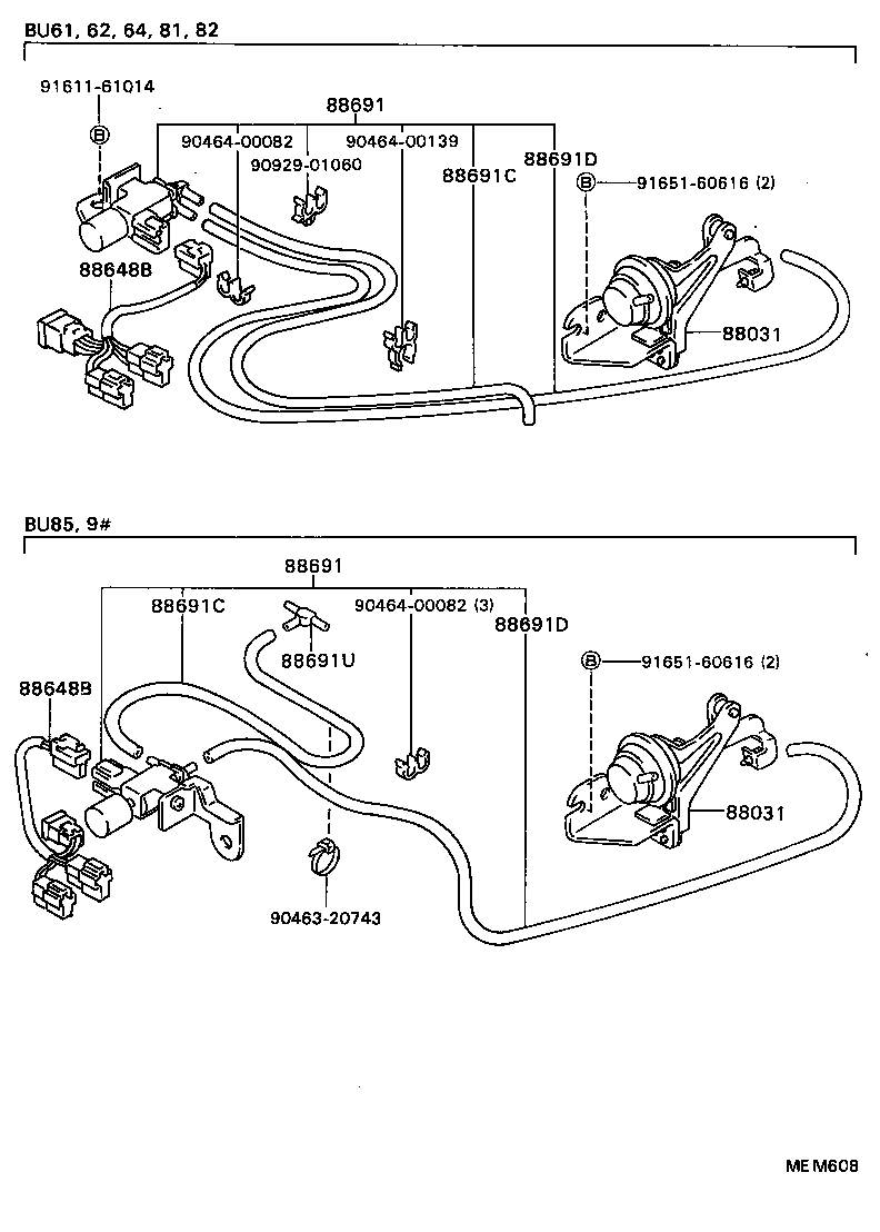88690-95436 VALVE, MAGNET (FOR IDLE UP DEVICE) product image