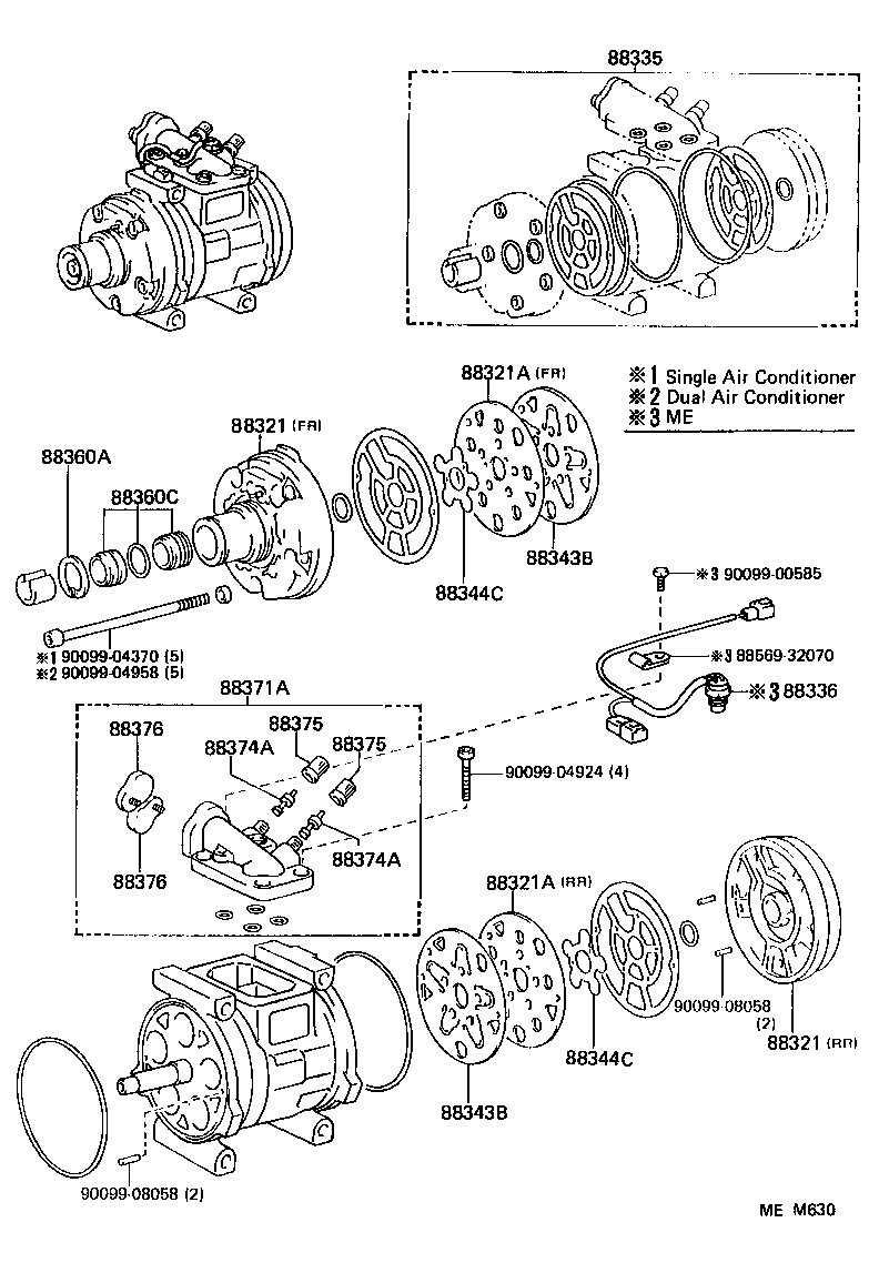 88412-60050 ROTOR SUB-ASSY, MAGNET CLUTCH product image