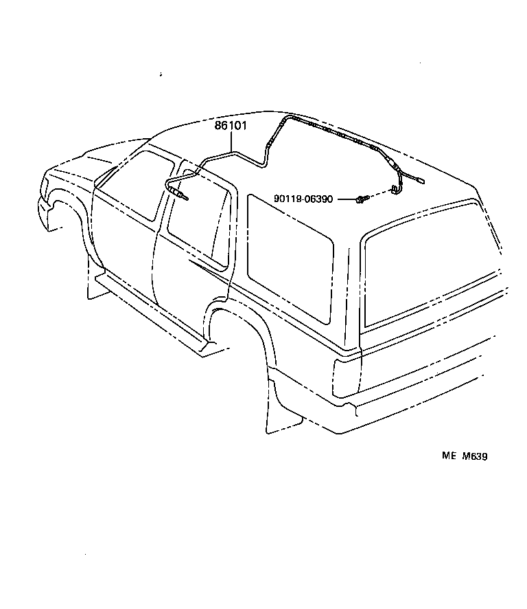 86337-89126 ROD & PIPE, SEALED W/CABLE product image