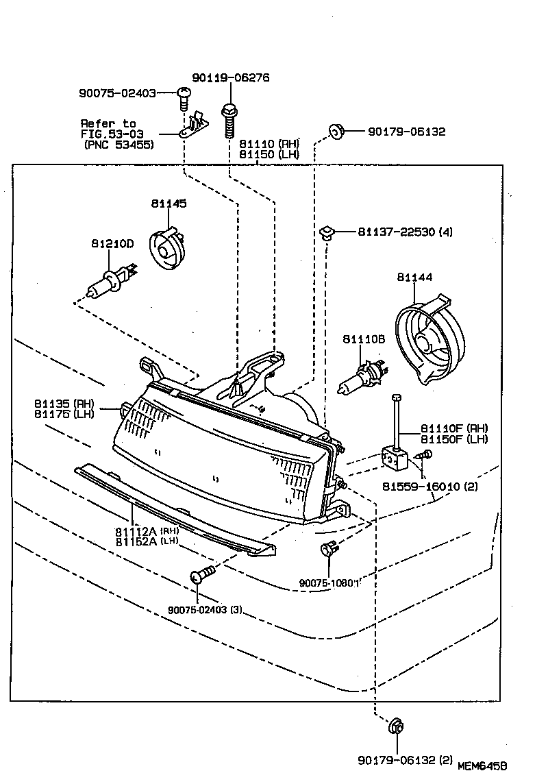 81160-1E070 HEADLAMP ASSY, LH product image
