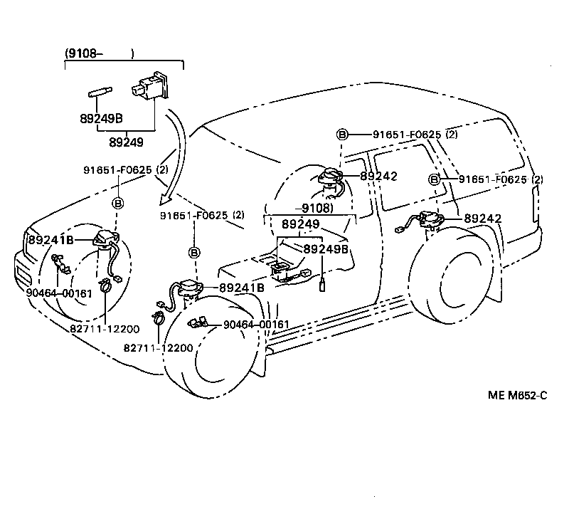 89242-35010 ACTUATOR, ABSORBER CONTROL, RR product image