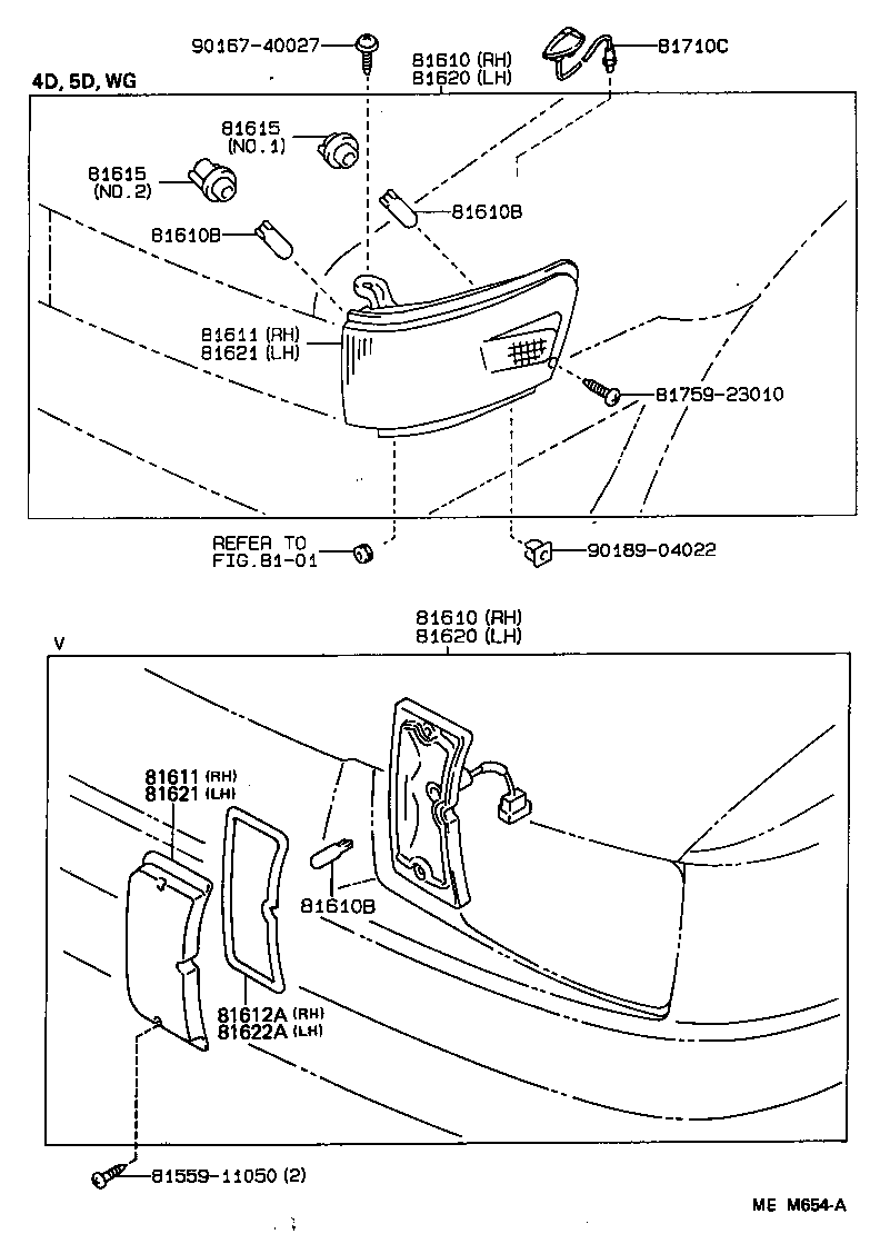 81610-12520 LAMP ASSY, PARKING & CLEARANCE, RH product image