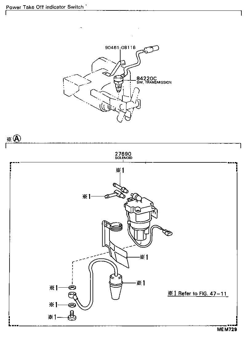28610-58060 RELAY ASSY, GLOW PLUG product image