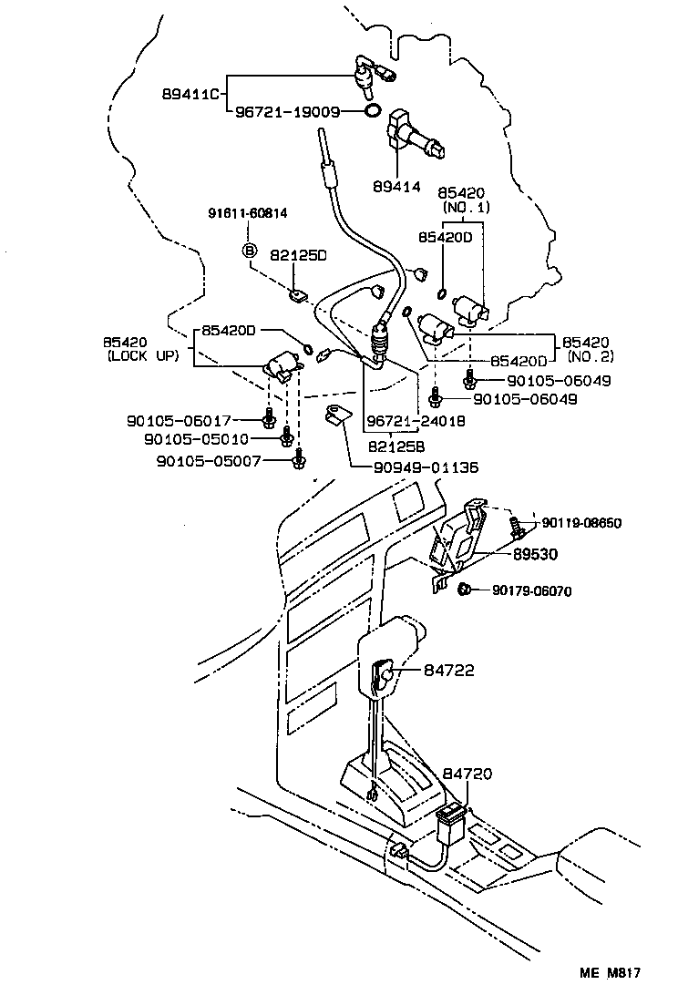 89530-12161 COMPUTER ASSY, TRANSMISSION CONTROL product image