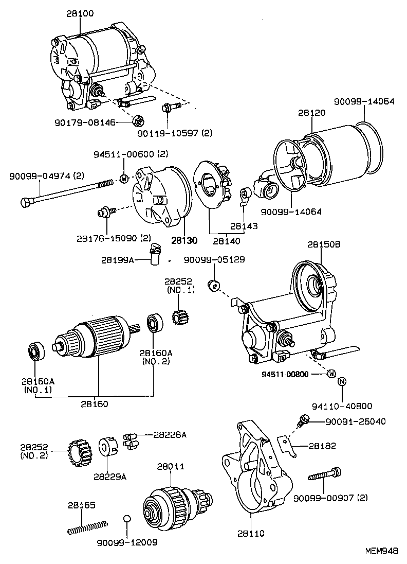 28110-42050 HOUSING ASSY, STARTER DRIVE product image