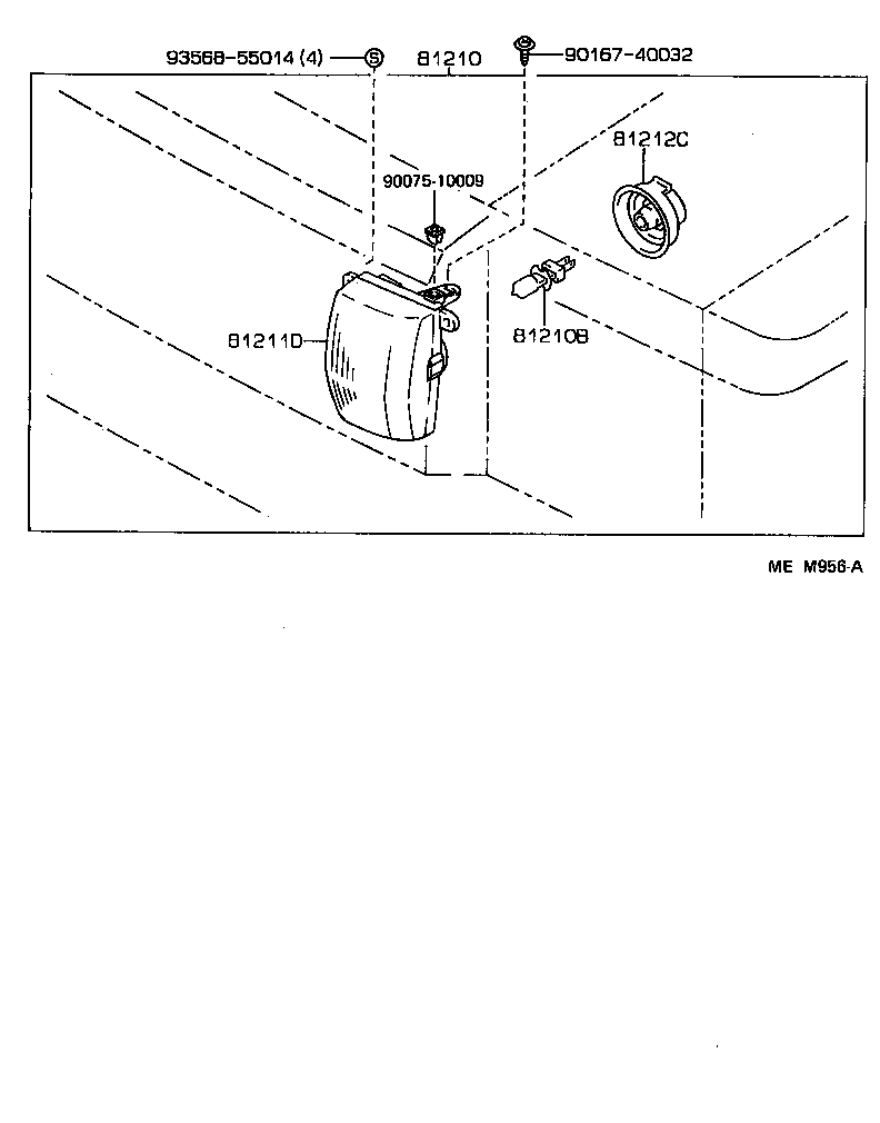 90075-99019 COVER, FOG LAMP product image