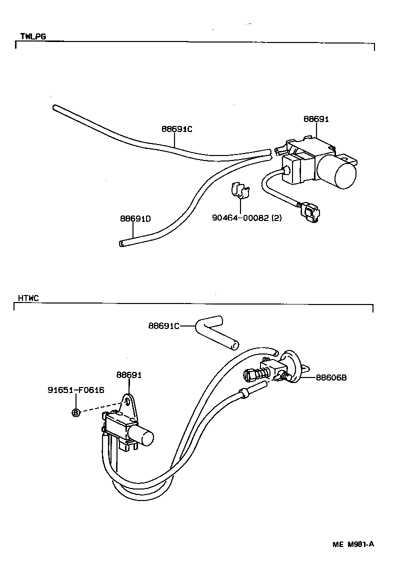 88690-30760 VALVE, MAGNET (FOR IDLE UP DEVICE) product image