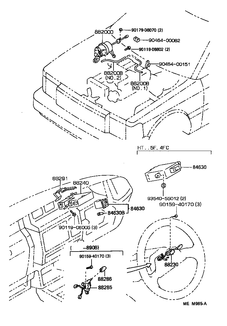 88200-30150 ACTUATOR ASSY, CRUISE CONTROL product image