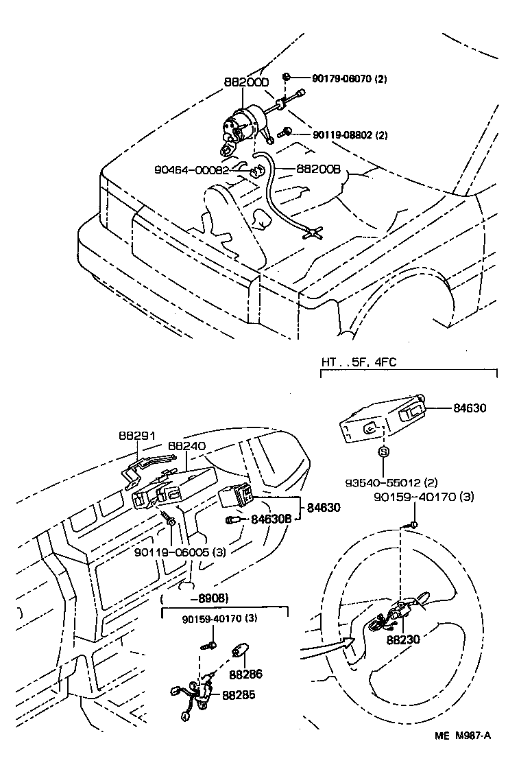 88200-30150 ACTUATOR ASSY, CRUISE CONTROL product image