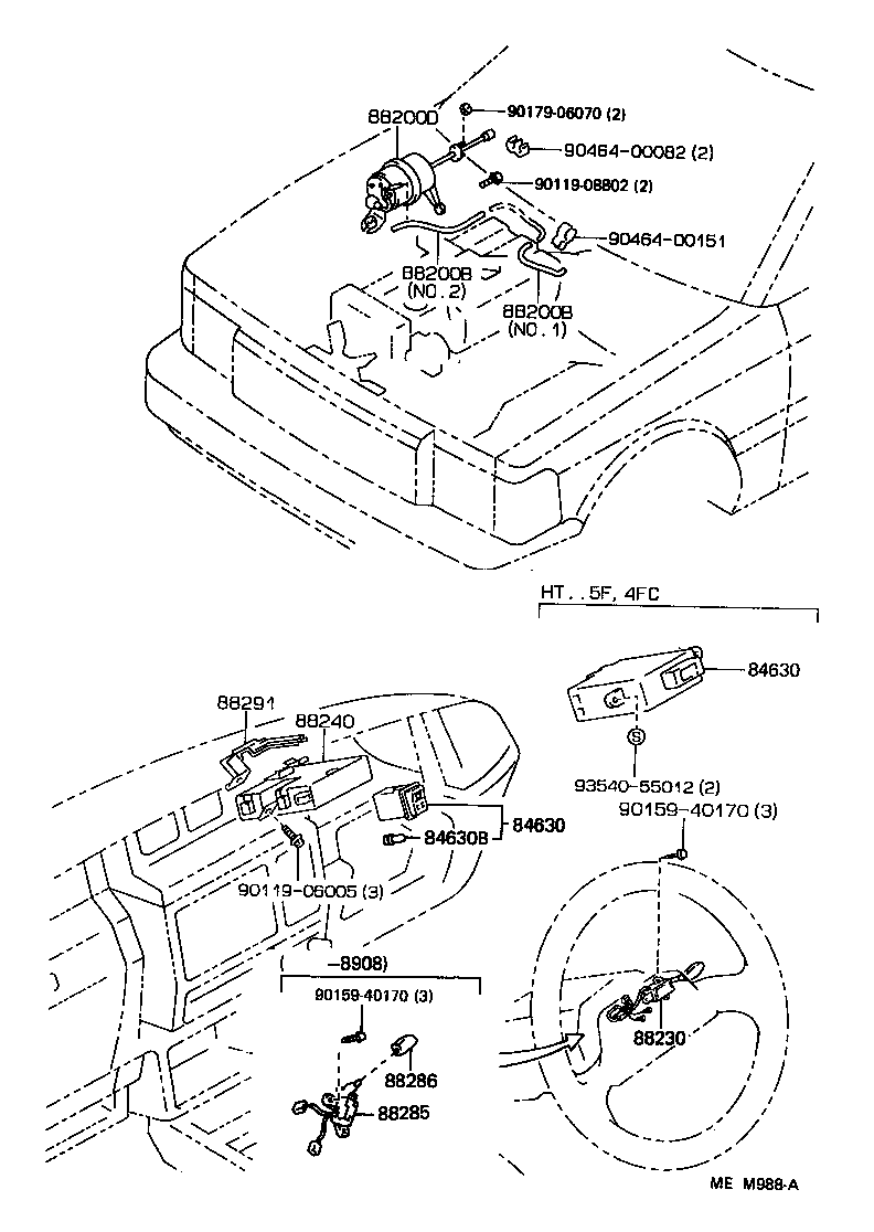 88200-30150 ACTUATOR ASSY, CRUISE CONTROL product image