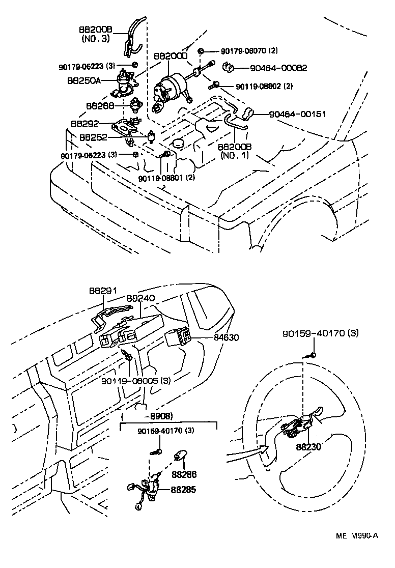 88200-30160 ACTUATOR ASSY, CRUISE CONTROL product image
