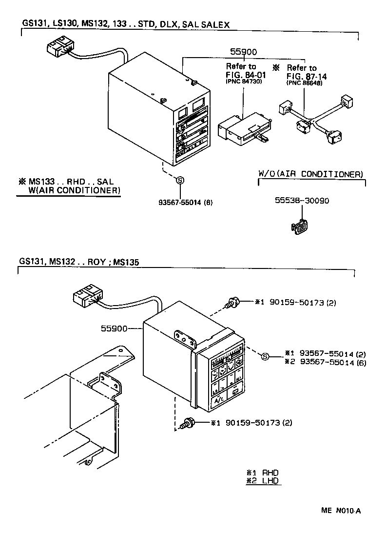 55086-30100 DUCT SUB-ASSY, HEATER TO REGISTER, NO.3 product image