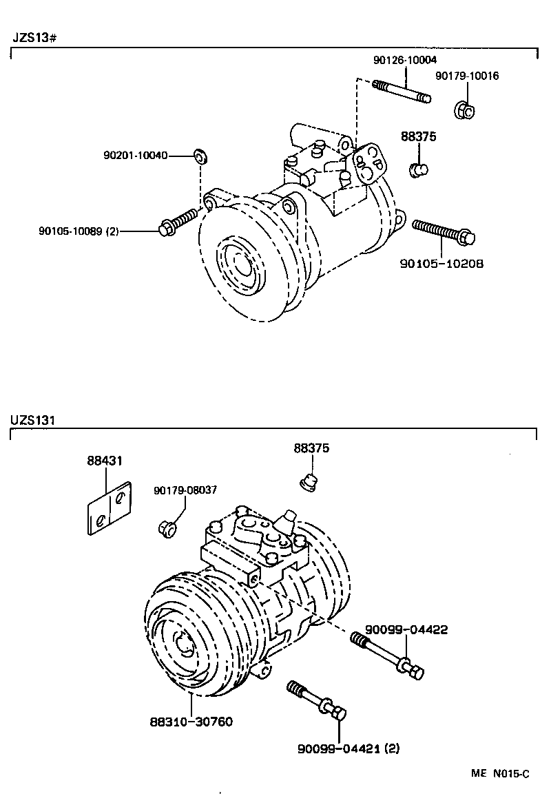 88320-30610 COMPRESSOR ASSY, COOLER product image