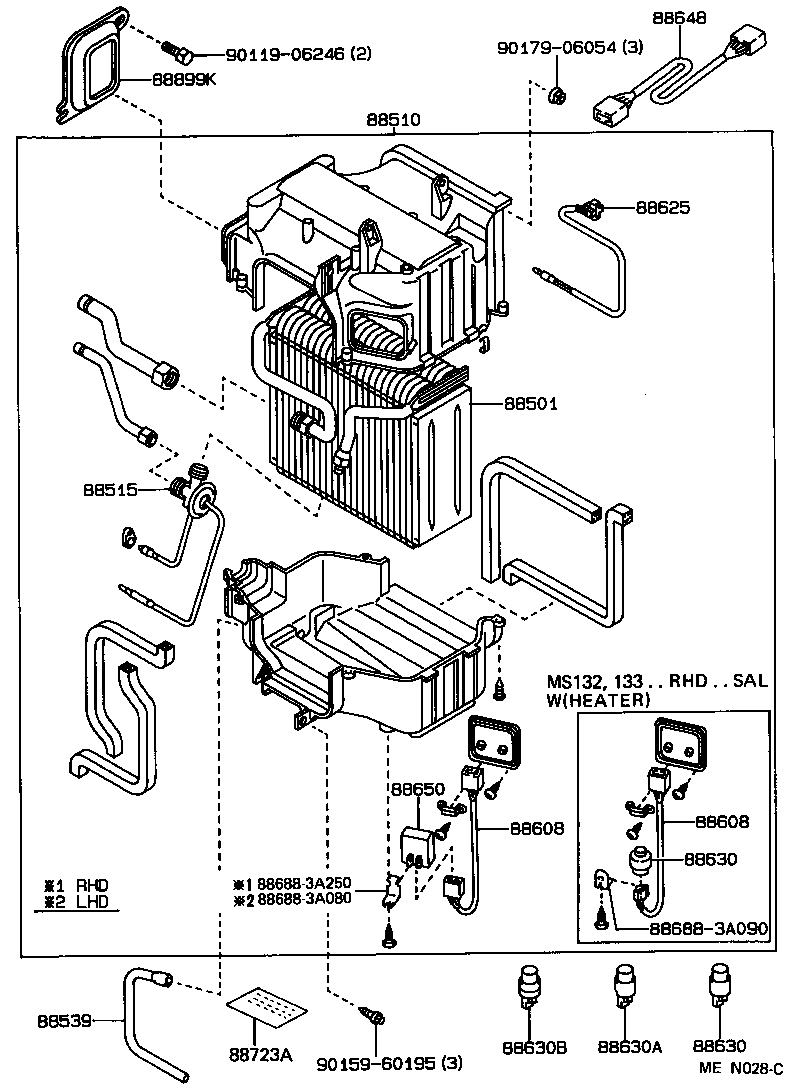 88515-30340 VALVE, COOLER EXPANSION product image