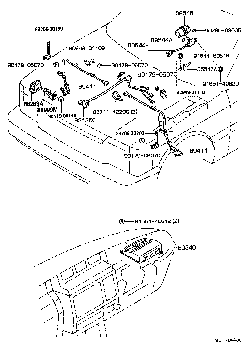 89543-30100 SENSOR, SPEED product image