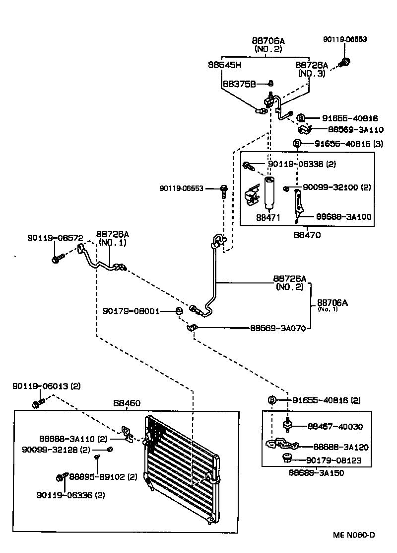 88470-30490 RECEIVER & DRYER ASSY, COOLER product image