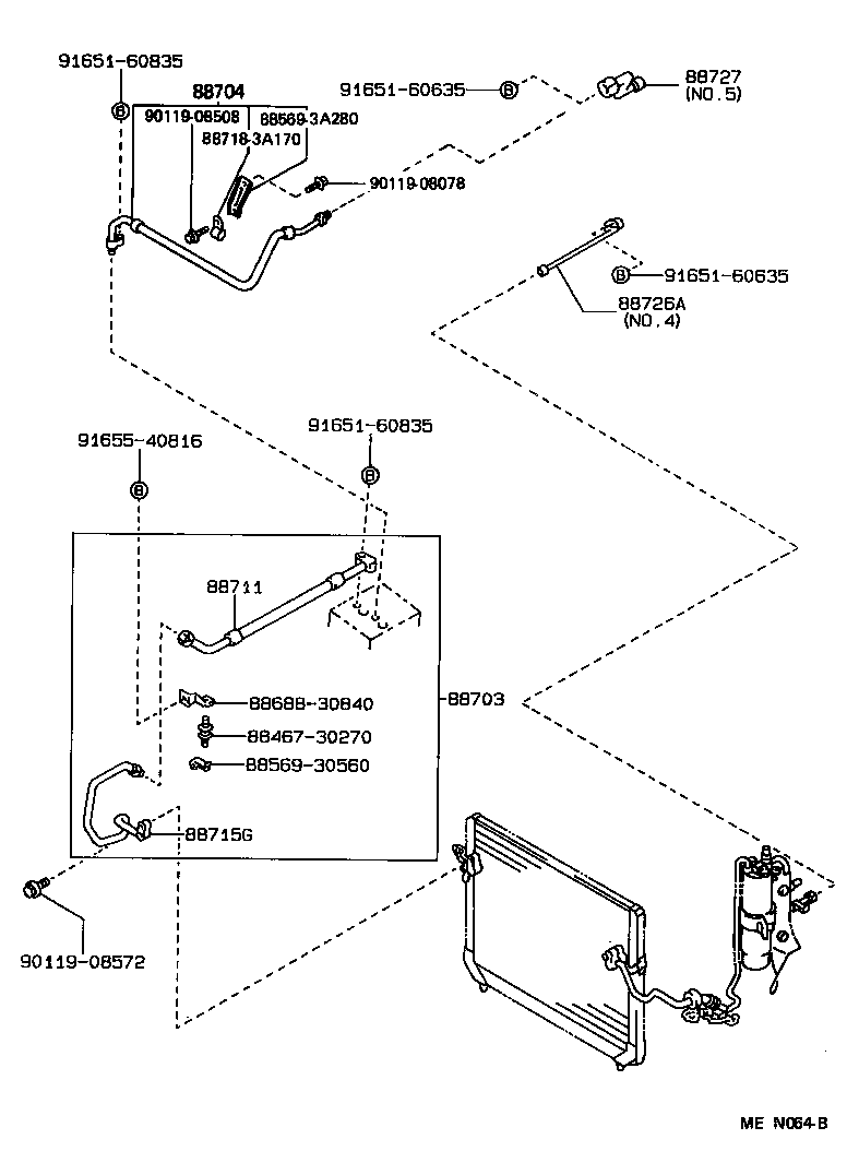 88470-30490 RECEIVER & DRYER ASSY, COOLER product image