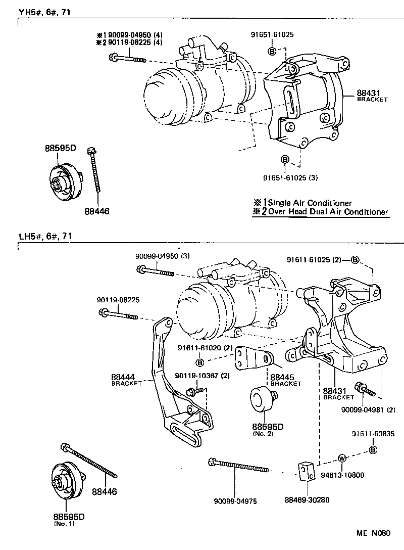 88444-26111 BRACKET, IDLE PULLEY product image