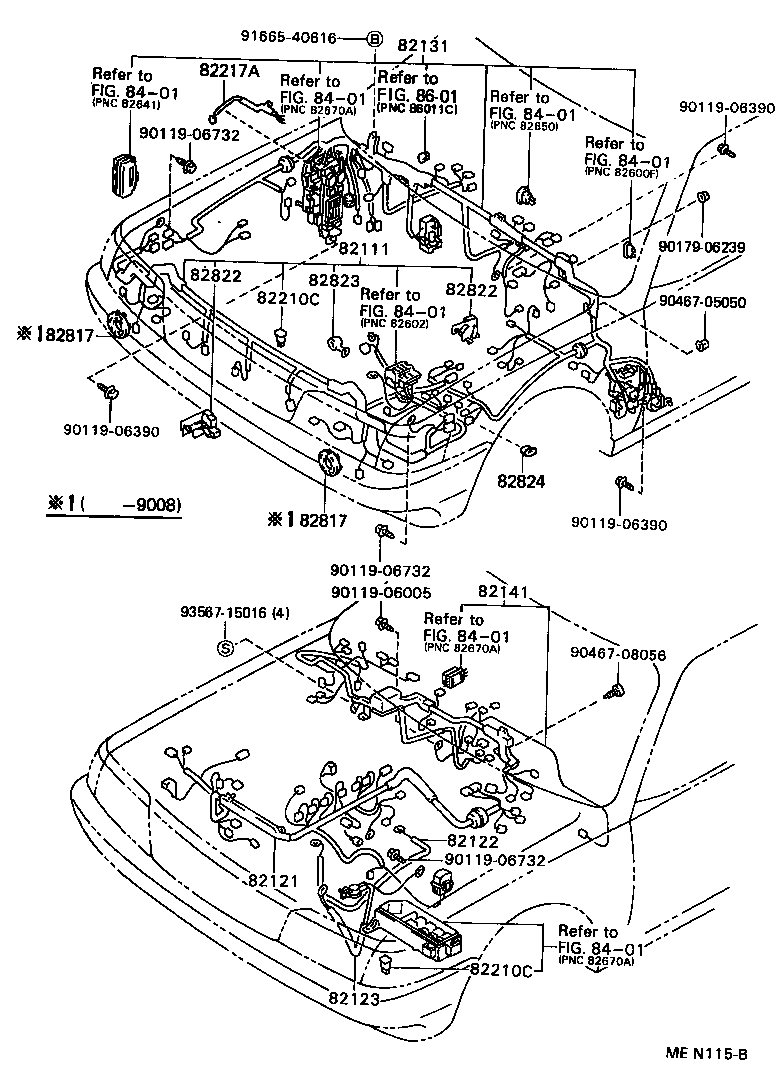 82817-22870 PROTECTOR, WIRING HARNESS, NO.1 product image
