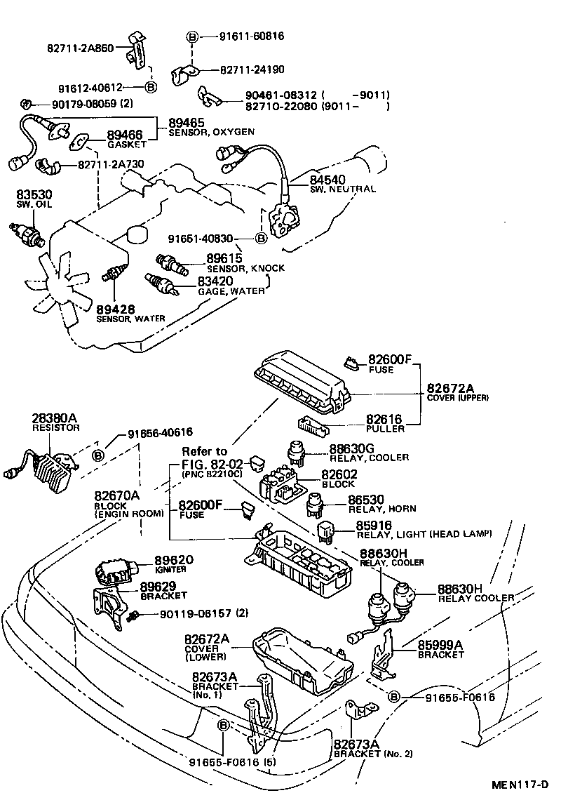 81980-22100 FLASHER ASSY, TURN SIGNAL product image
