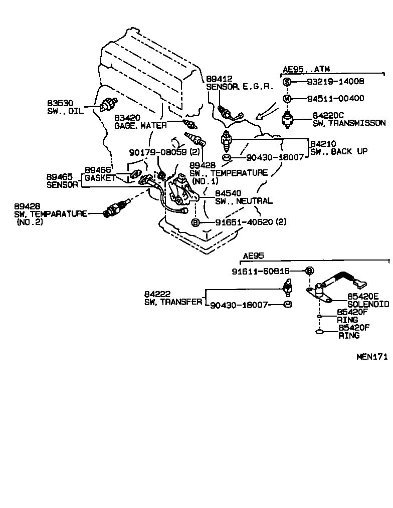 83320-80137 GAGE ASSY, FUEL SENDER product image