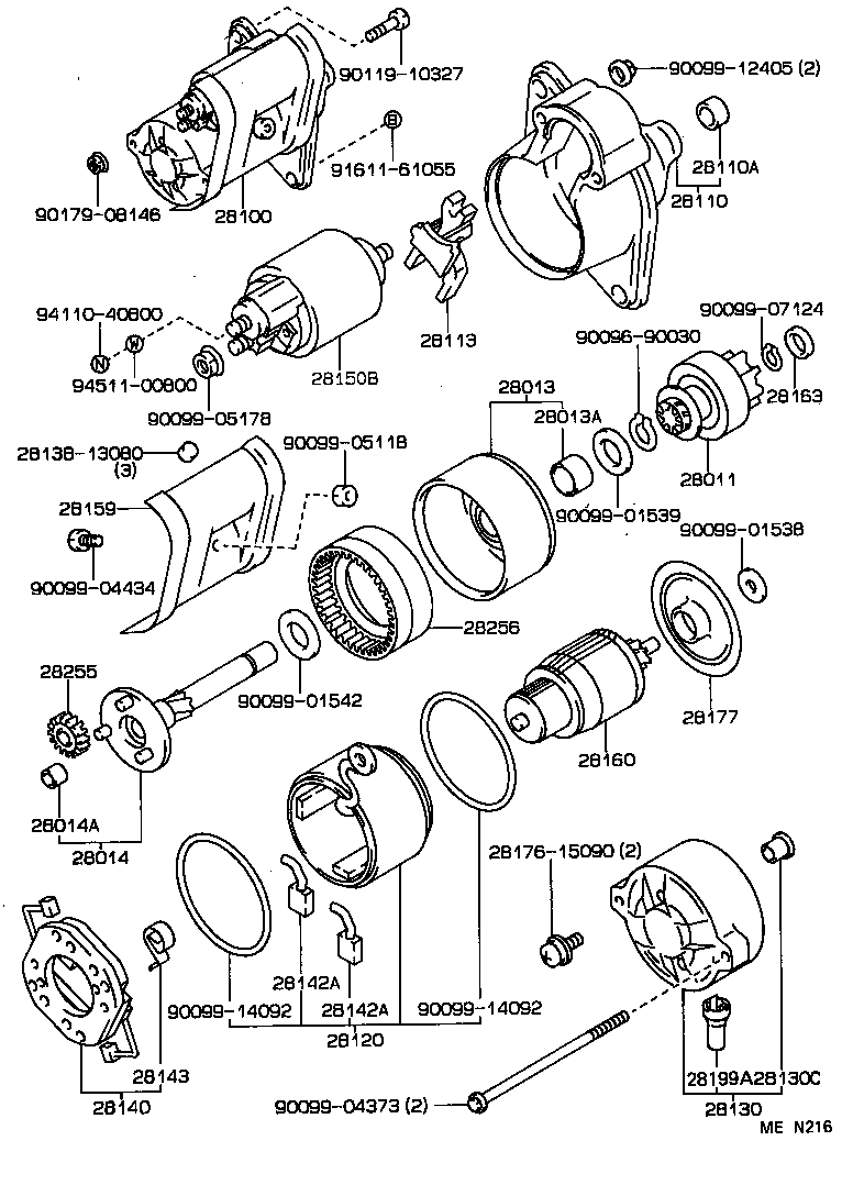 28199-70020 PROTECTOR, DUST STARTER product image