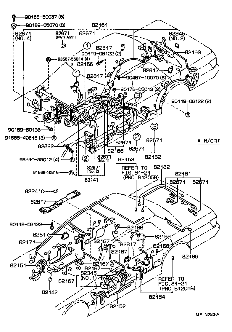 82817-31020 PROTECTOR, WIRING HARNESS, NO.1 product image