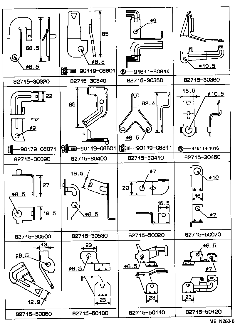 82817-31020 PROTECTOR, WIRING HARNESS, NO.1 product image