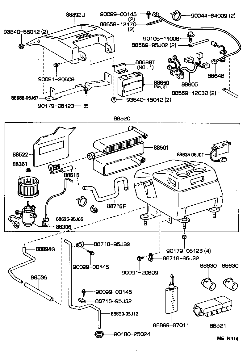 88515-95J01 VALVE, COOLER EXPANSION product image
